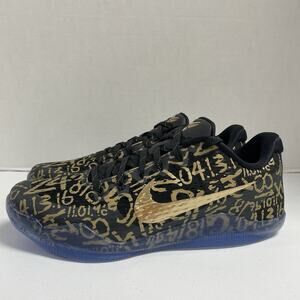 Nike Kobe 11 Protro Low Mamba Day IU4902 900 Size 9.5 Black Gold Lakers Bryant